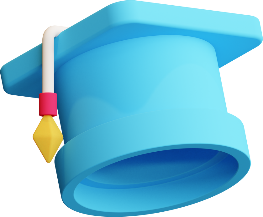 3D Graduation Cap 3d Illustration